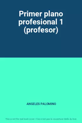 Couverture du produit · Primer plano profesional 1 (profesor)
