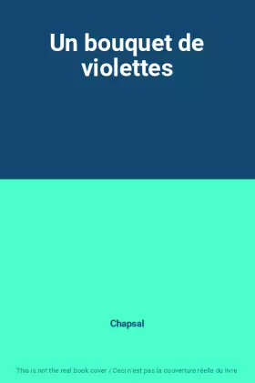 Couverture du produit · Un bouquet de violettes