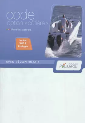 Couverture du produit · Code option "côtière": Permis bateau