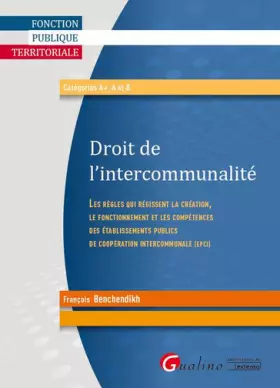 Couverture du produit · Droit de l'intercommunalité