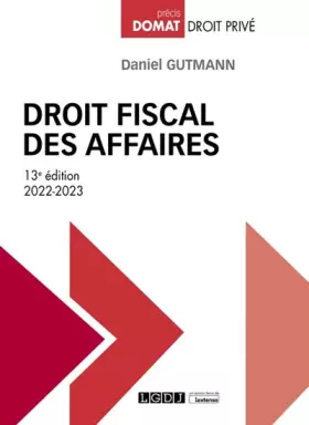 Couverture du produit · Droit fiscal des affaires (2022-2023)