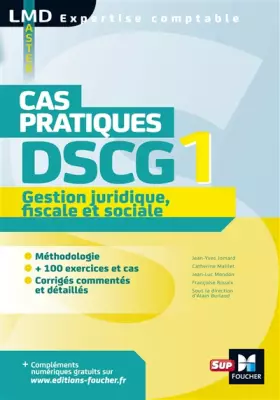 Couverture du produit · DSCG 1 Gestion juridique fiscale et sociale Cas pratiques