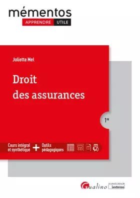 Couverture du produit · Droit des assurances: Un cours clair, structuré et accessible pour l'étudiant