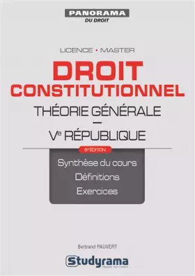 Couverture du produit · Droit constitutionnel: 30 fiches de synthèse pour préparer les TD et réviser les examens