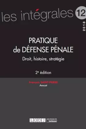 Couverture du produit · PRATIQUE DE DEFENSE PENALE 2EME EDITION