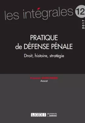Couverture du produit · Pratique de défense pénale