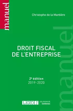 Couverture du produit · Droit fiscal de l'entreprise (2019)