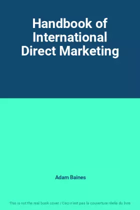 Couverture du produit · Handbook of International Direct Marketing