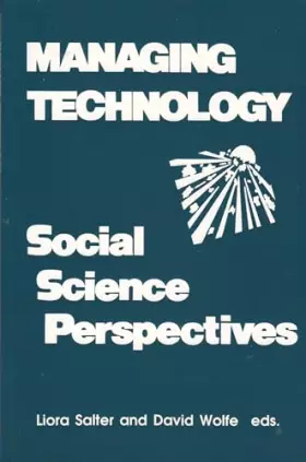Couverture du produit · Managing Technology: Social Science Perspectives