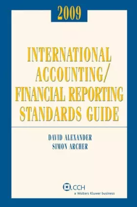 Couverture du produit · International Accounting / Financial Reporting Standards Guide (2009) (MILLER INTERNATIONAL ACCOUNTING STANDARDS GUIDE)