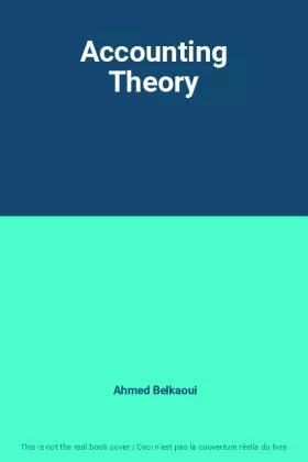 Couverture du produit · Accounting Theory