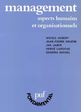 Couverture du produit · Management : Aspects humains et organisationnels