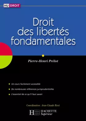 Couverture du produit · Droit des libertés fondamentales