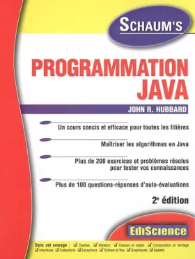 Couverture du produit · Programmation Java