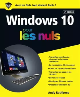 Couverture du produit · Windows 10 pour les Nuls grand format, 3e édition
