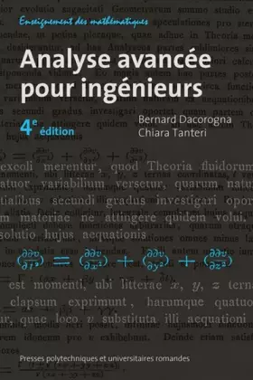 Couverture du produit · Analyse avancée pour ingénieurs