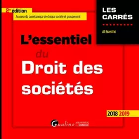Couverture du produit · L'essentiel du droit des sociétés