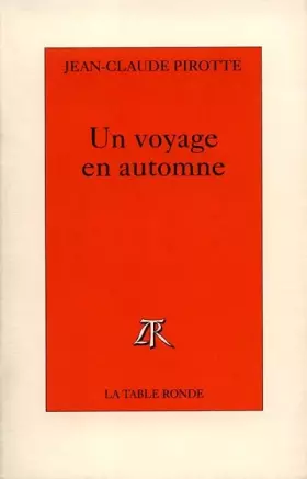 Couverture du produit · Un voyage en automne