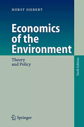 Couverture du produit · Economics of the Environment: Theory and Policy