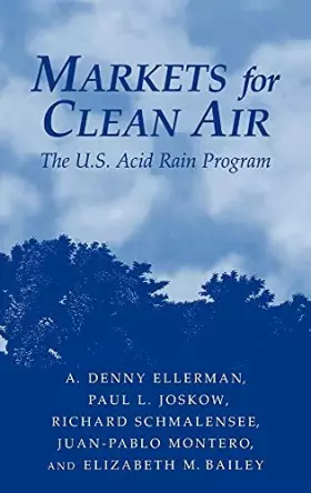 Couverture du produit · Markets for Clean Air: The U.S. Acid Rain Program