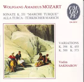 Couverture du produit · Mozart: Sonate K.331 "Marche Turque", Variations K.398, K.455, K.500 et K.573