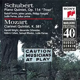 Couverture du produit · Schubert: "Trout" Quintet - Mozart: "Stadler" Quintet / Marlboro Festival / 40Th Anniversary 