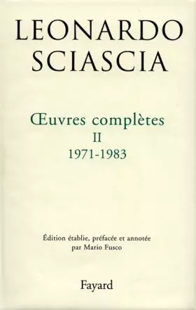 Couverture du produit · Oeuvres complètes, tome 2