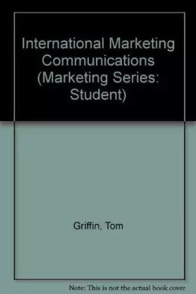 Couverture du produit · International Marketing Communications