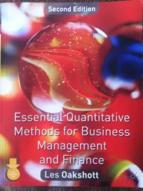 Couverture du produit · Essential Quantitative Methods for Business, Management and Finance