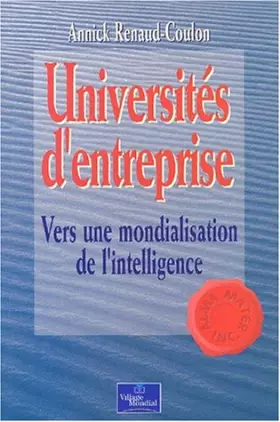 Couverture du produit · Universités d'entreprise : Vers une mondialisation de l'intelligence