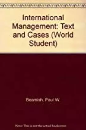 Couverture du produit · International Management: Text and Cases