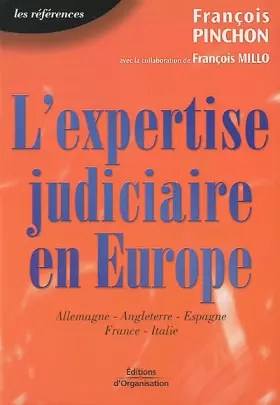 Couverture du produit · L'Expertise judiciaire en Europe