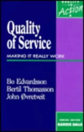 Couverture du produit · Quality of Service: Making it Really Work (McGraw-Hill Quality in Action)