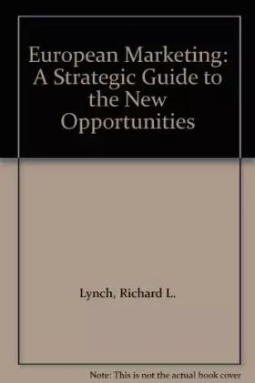 Couverture du produit · European marketing: A guide to the new opportunities