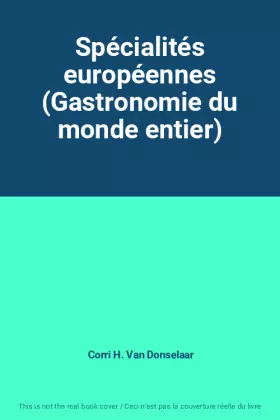 Couverture du produit · Spécialités européennes (Gastronomie du monde entier)
