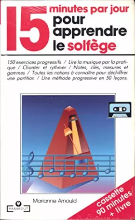 Couverture du produit · 15MN PAR JOUR POUR APPRENDRE LE SOLFEGE