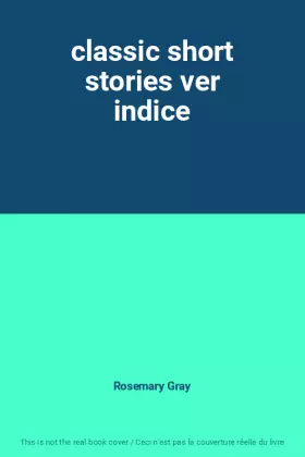 Couverture du produit · classic short stories ver indice