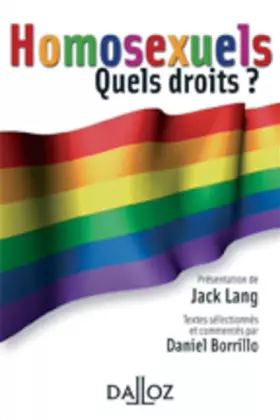 Couverture du produit · Homosexuels. Quels droits ?