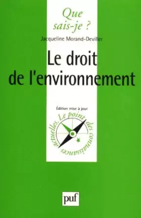 Couverture du produit · Le Droit de l'environnement
