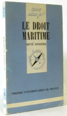 Couverture du produit · Le droit maritime (Que sais-je)
