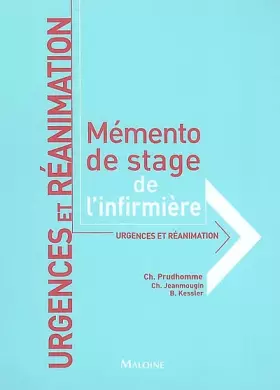 Couverture du produit · Urgences et réanimation: Mémento de stage de l'infirmière