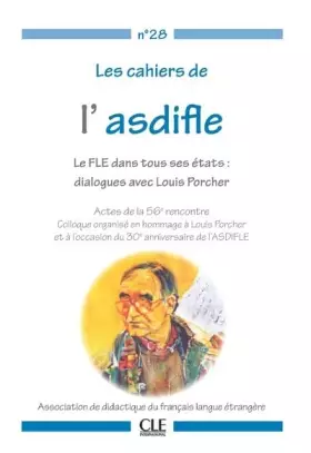 Couverture du produit · Les cahiers de l'Asdifle n° 28