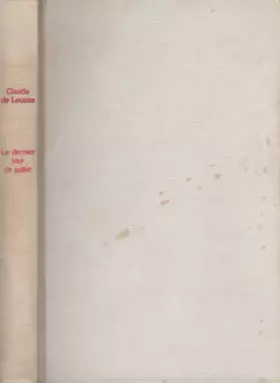 Couverture du produit · Le Dernier Jour De Juillet