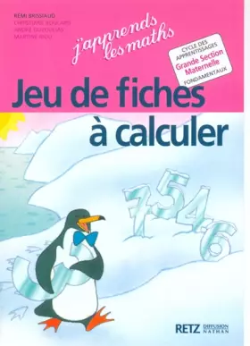 Couverture du produit · Jeu de fiches à calculer Maternelle GS