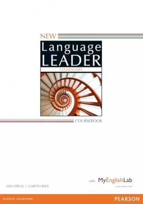 Couverture du produit · NEW LANGUAGE LEADER ELEMENTARY COURSEBOOK WITH MYENGLISHLAB PACK