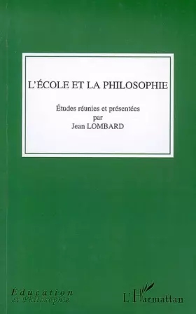 Couverture du produit · L'école et la philosophie