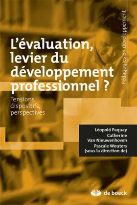 Couverture du produit · L'évaluation, levier du developpement professionnel ?: Tensions, dispositifs, perspectives nouvelles