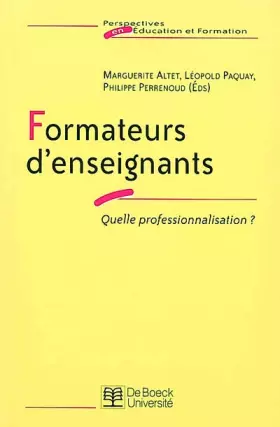 Couverture du produit · Formateurs d'enseignants : Quelle professionnalisation ?