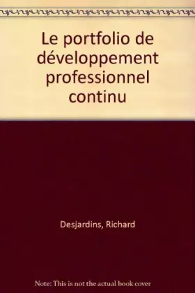 Couverture du produit · Le portfolio de développement professionnel continu