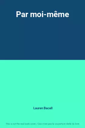 Couverture du produit · Par moi-même